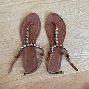Tory Burch pearl sandals